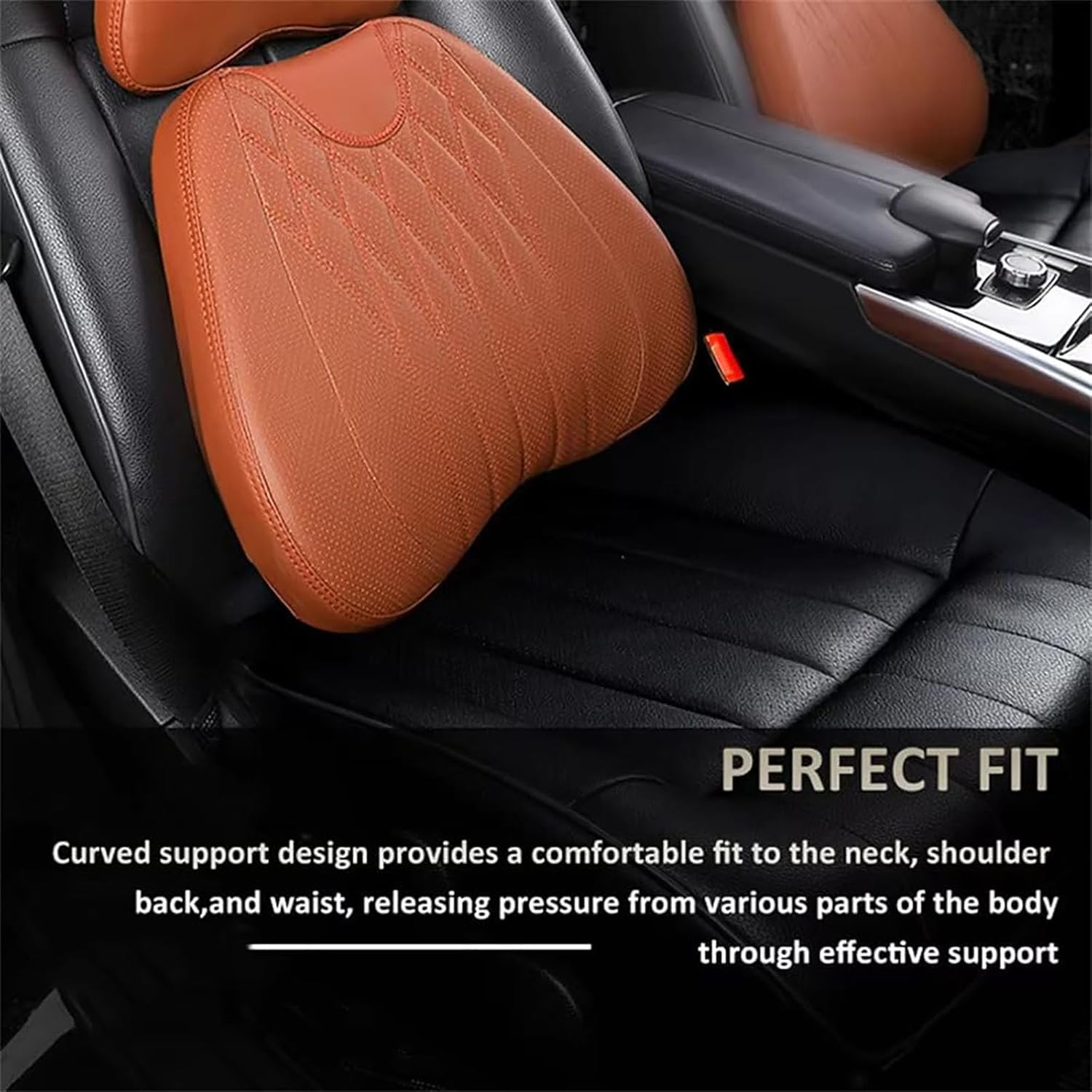 Car headrest neck pillow car cushion cushion four seasons universal pillow seat back waist support
