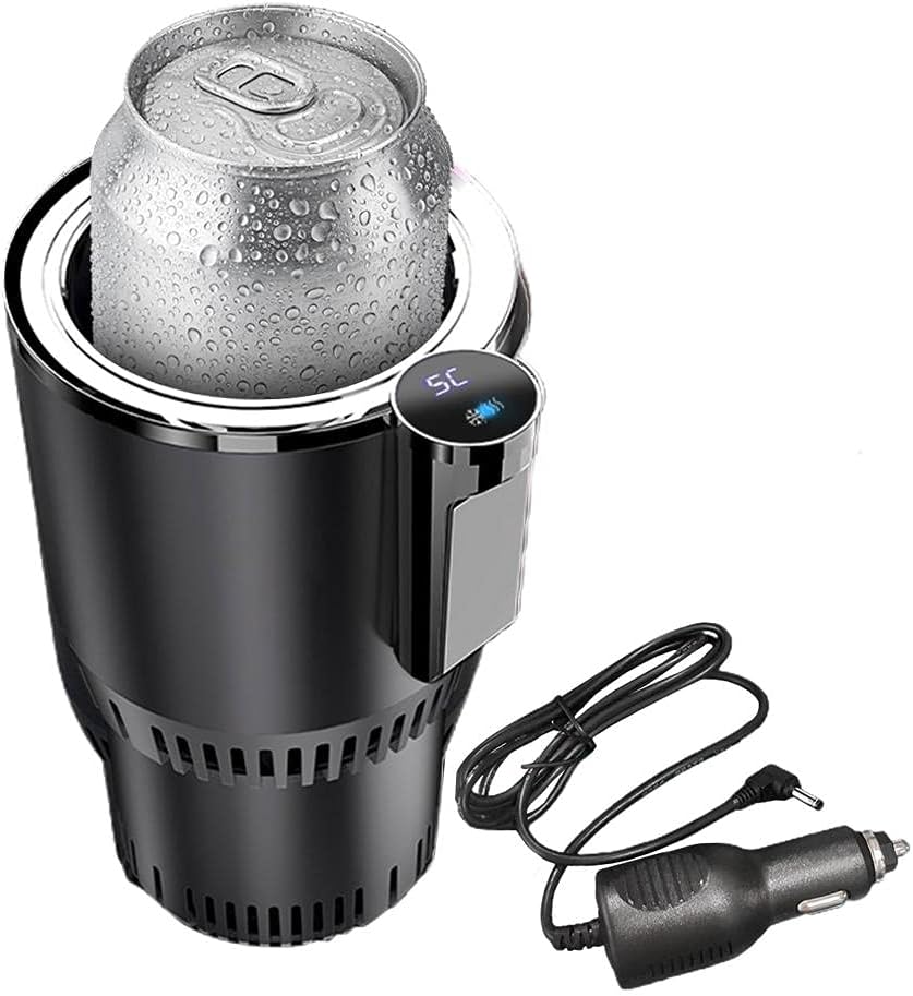 2-in-1 Smart Car Cup Mug Holder, Auto Car Cooling and Heating Cup Holder