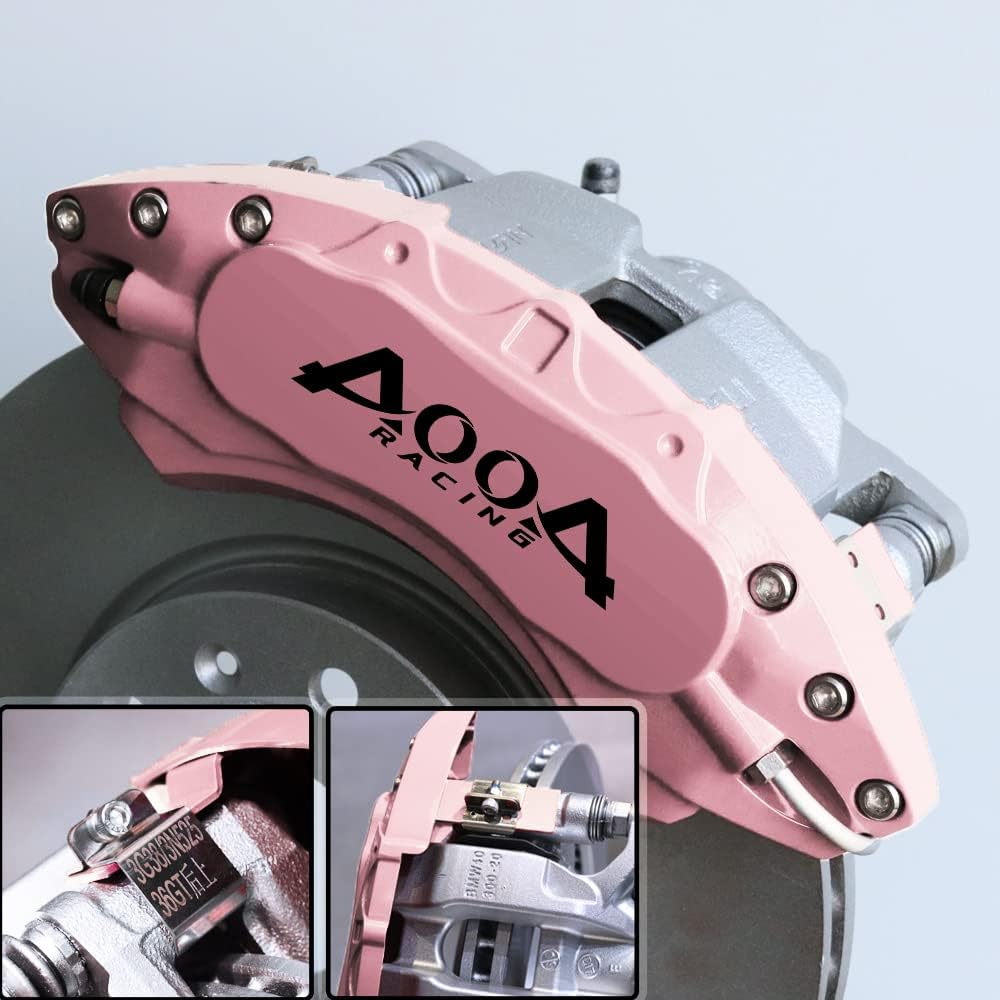 Car aluminum alloy special car special buckle screw fixed caliper cover (4PCS luxury upgrade version)
