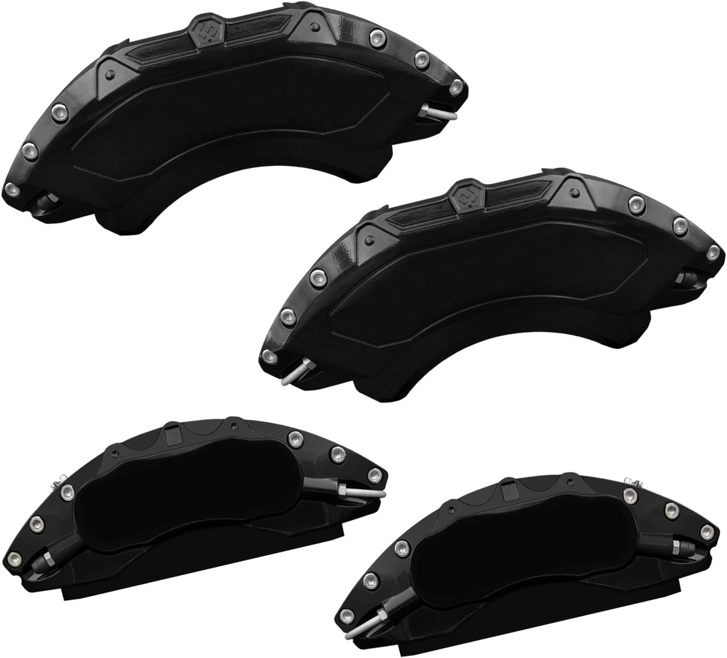 Car aluminum alloy special car special buckle screw fixed caliper cover (4PCS luxury upgrade version)