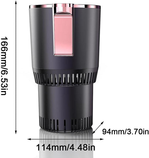 2-in-1 Smart Car Cup Mug Holder, Auto Car Cooling and Heating Cup Holder