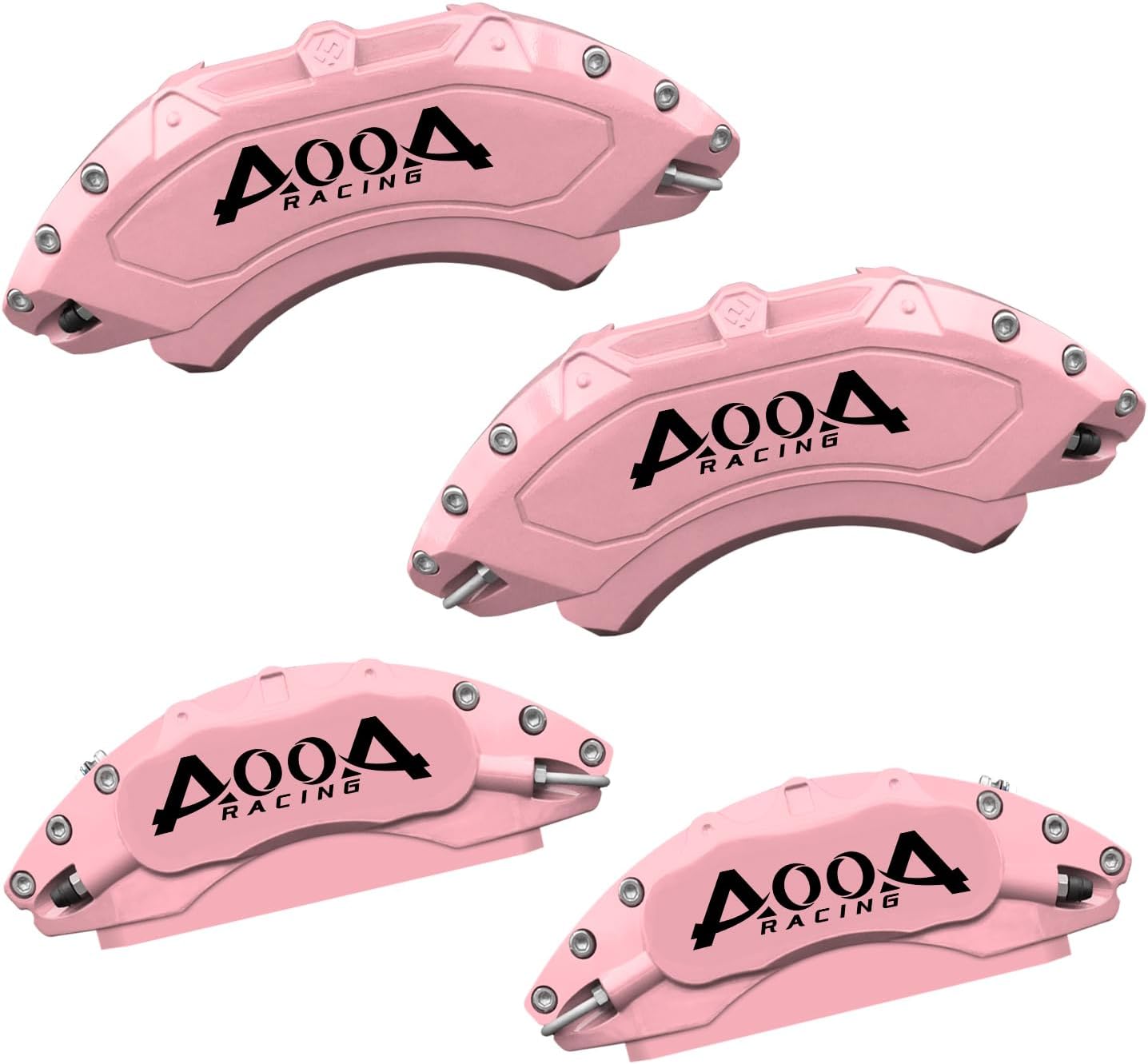 Car aluminum alloy special car special buckle screw fixed caliper cover (4PCS luxury upgrade version)