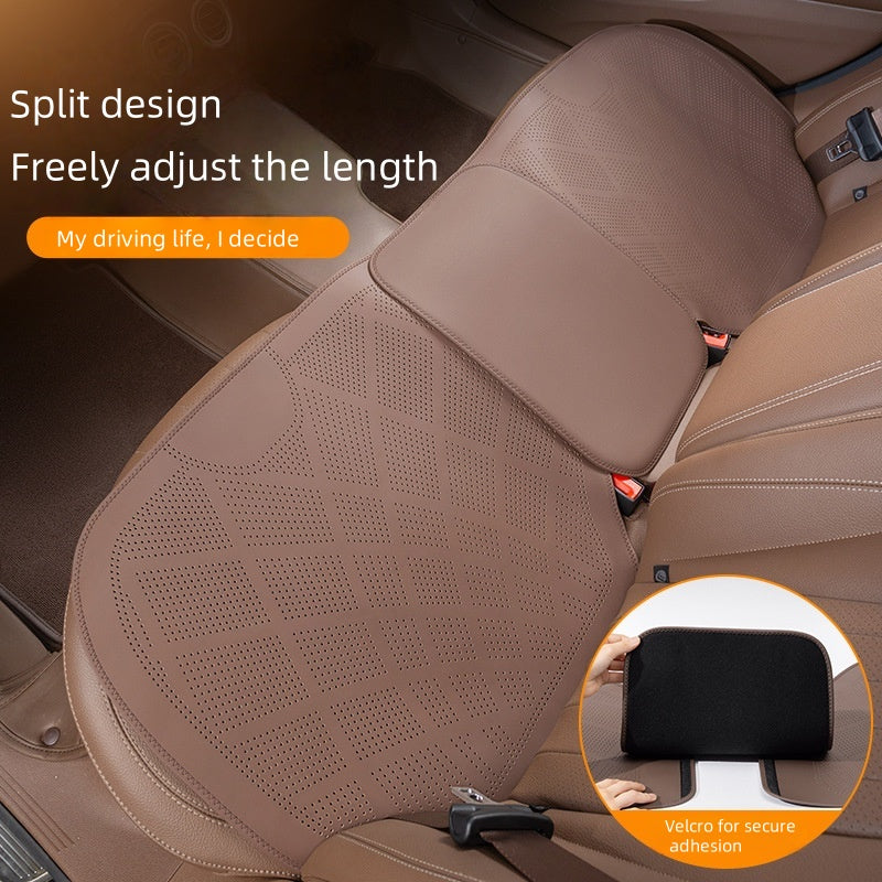 2025 new ultra-thin car seat cushions for all seasons Nappa leather ventilation and breathable seat cushions high-end seat cushions