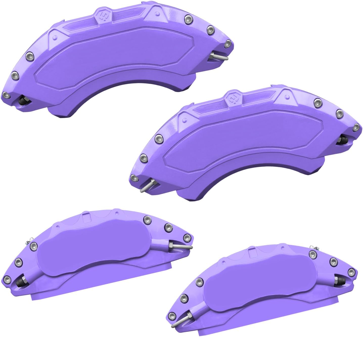 Car aluminum alloy special car special buckle screw fixed caliper cover (4PCS luxury upgrade version)