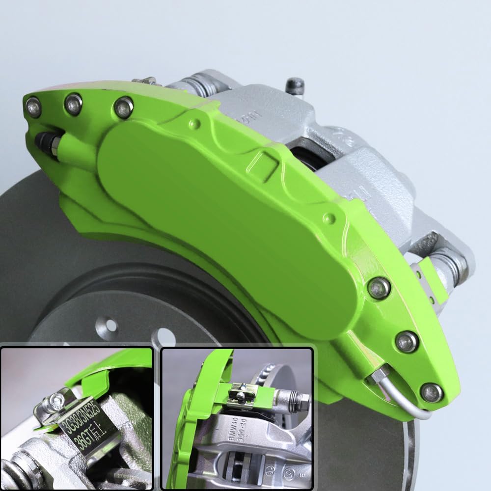 Car aluminum alloy special car special buckle screw fixed caliper cover (4PCS luxury upgrade version)