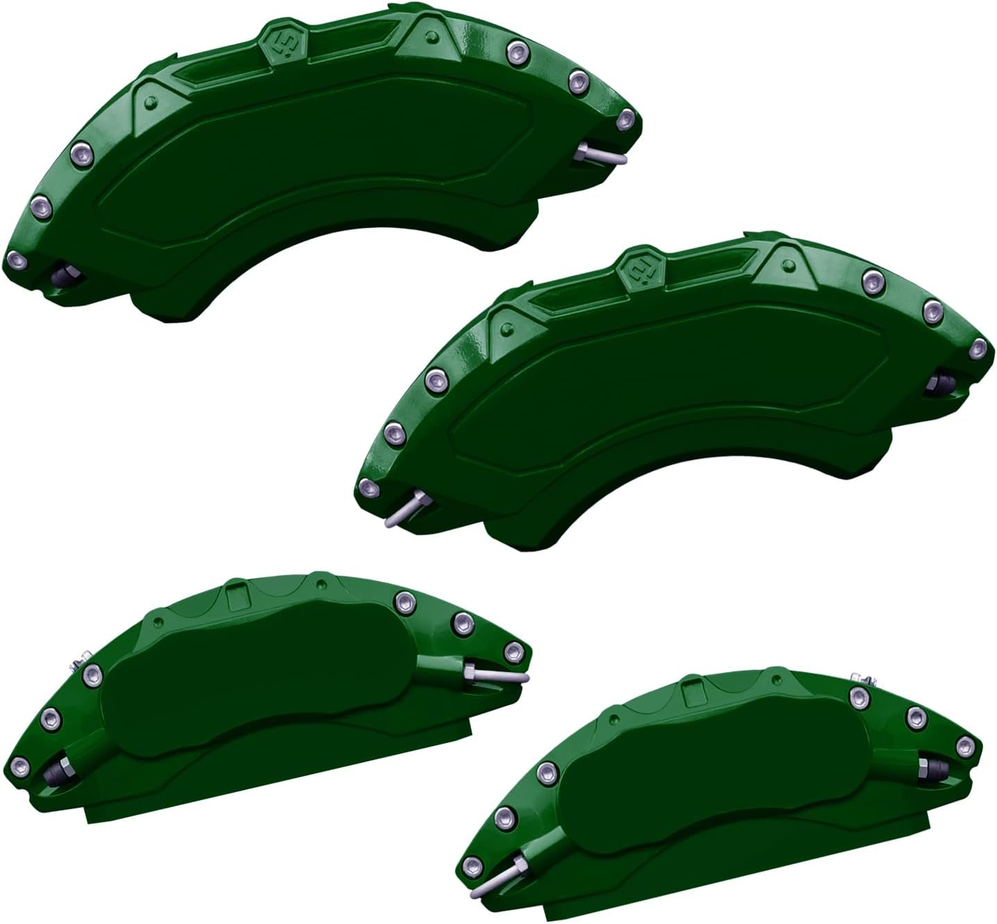 Car aluminum alloy special car special buckle screw fixed caliper cover (4PCS luxury upgrade version)