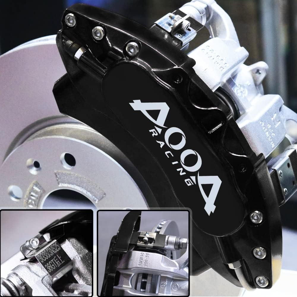 Car aluminum alloy special car special buckle screw fixed caliper cover (4PCS luxury upgrade version)