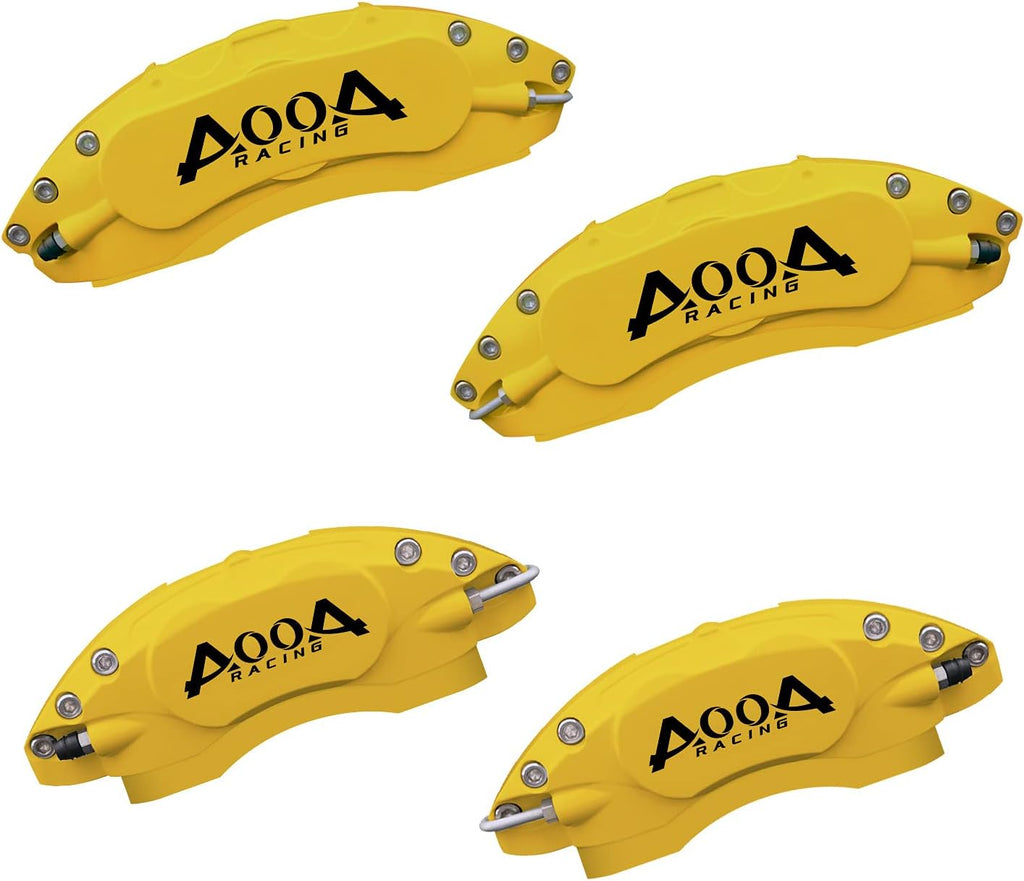 Automobile aluminum alloy caliper cover special car special buckle screw fixed caliper cover (4PCS)