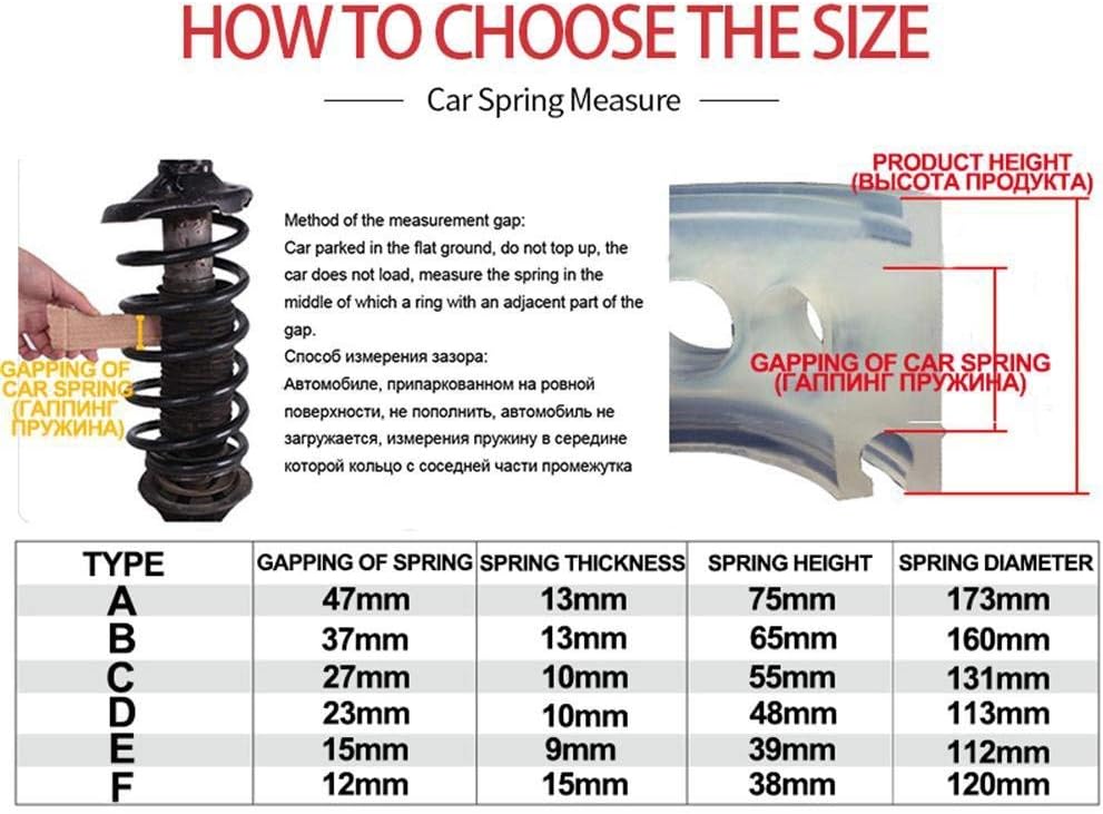 Universal Car Shock Absorber Spring Bumper Power Auto Buffers