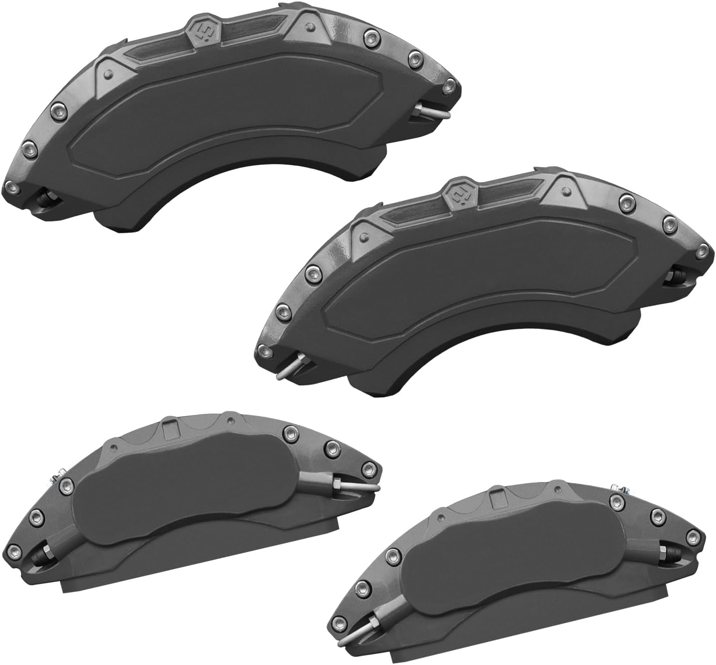 Car aluminum alloy special car special buckle screw fixed caliper cover (4PCS luxury upgrade version)