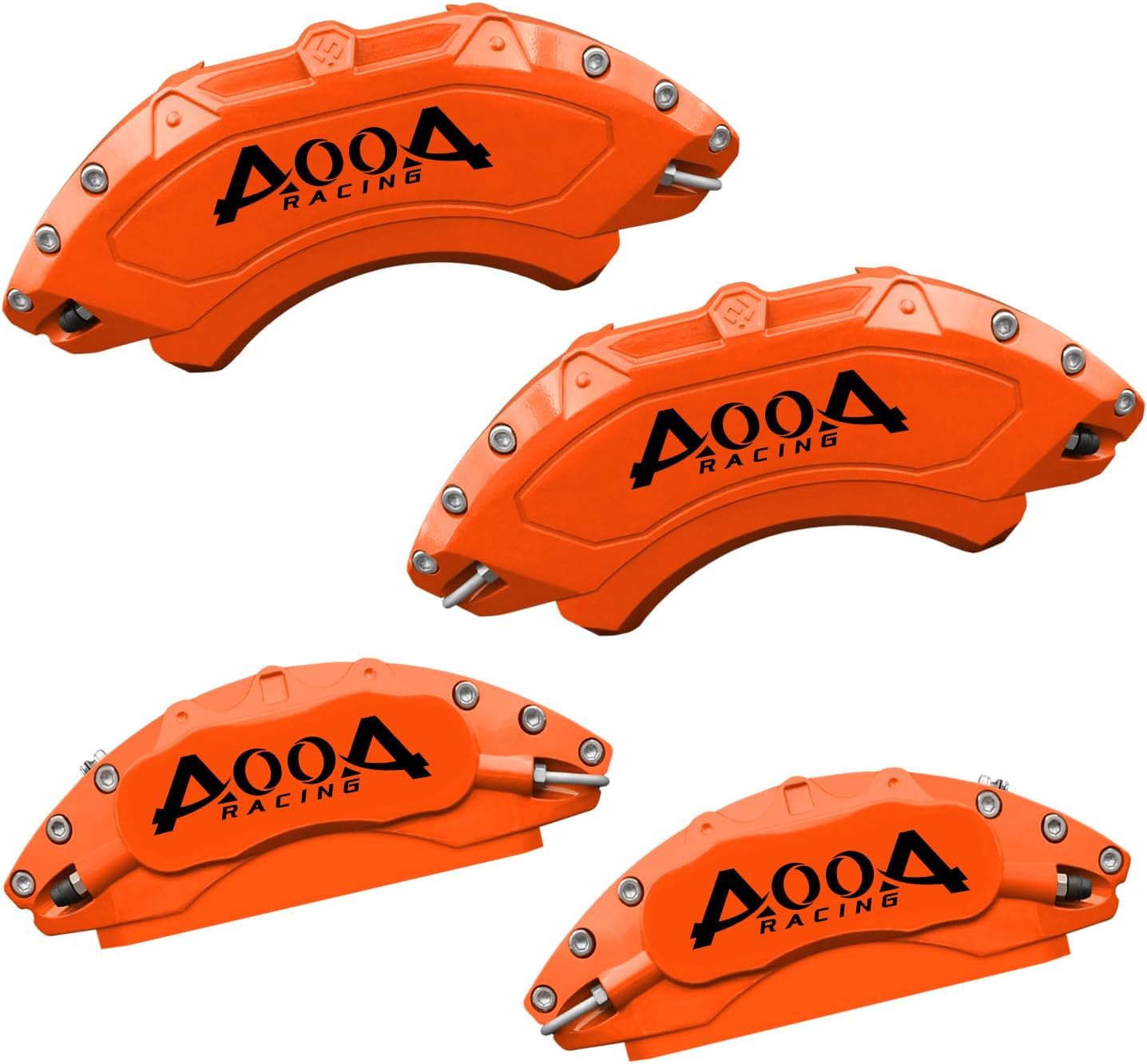 Car aluminum alloy special car special buckle screw fixed caliper cover (4PCS luxury upgrade version)