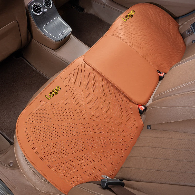 2025 new ultra-thin car seat cushions for all seasons Nappa leather ventilation and breathable seat cushions high-end seat cushions