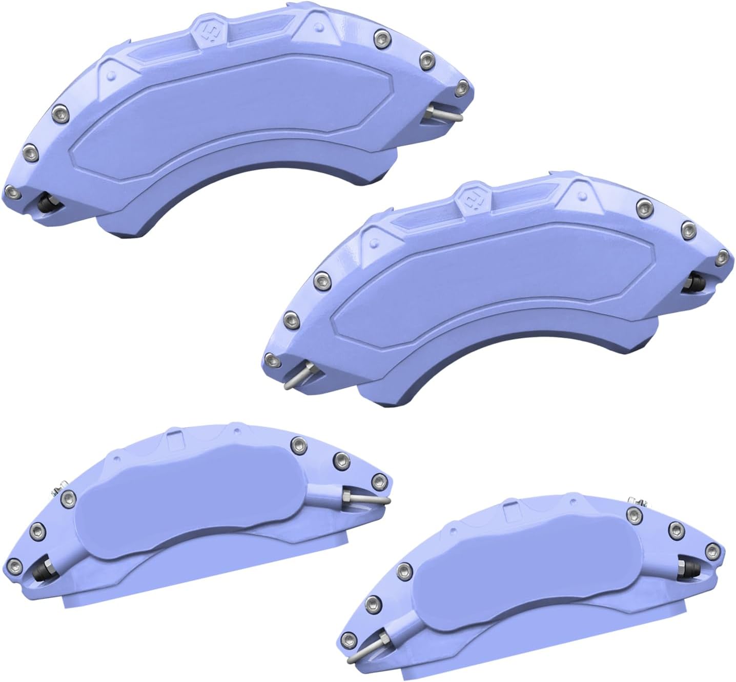 Car aluminum alloy special car special buckle screw fixed caliper cover (4PCS luxury upgrade version)