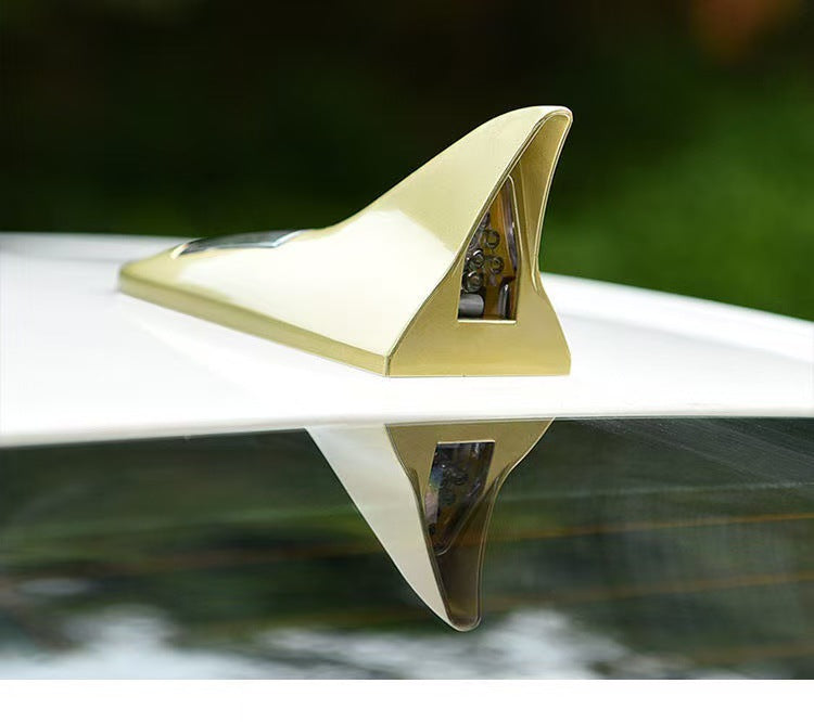 Car shark fin decorative lights Car antenna modification lights