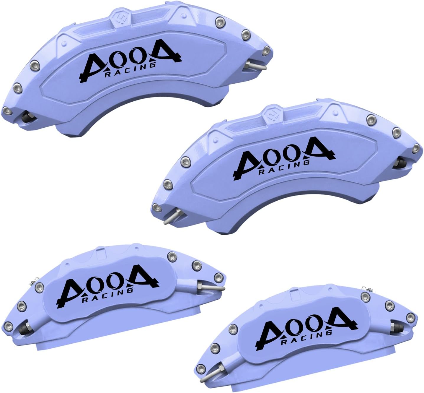 Car aluminum alloy special car special buckle screw fixed caliper cover (4PCS luxury upgrade version)