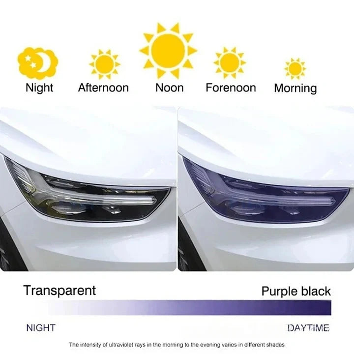 Automotive Headlight Film Light Control Tpu Color Change Lamp Film