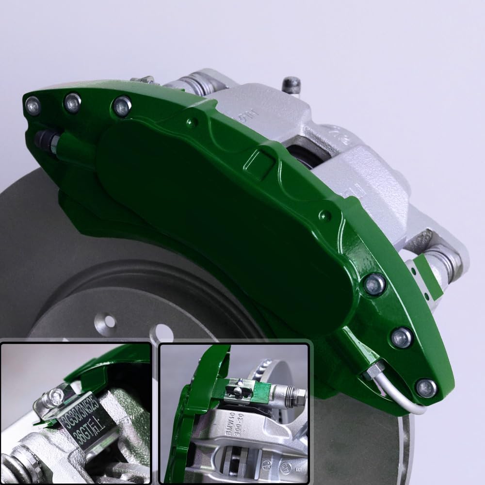 Car aluminum alloy special car special buckle screw fixed caliper cover (4PCS luxury upgrade version)