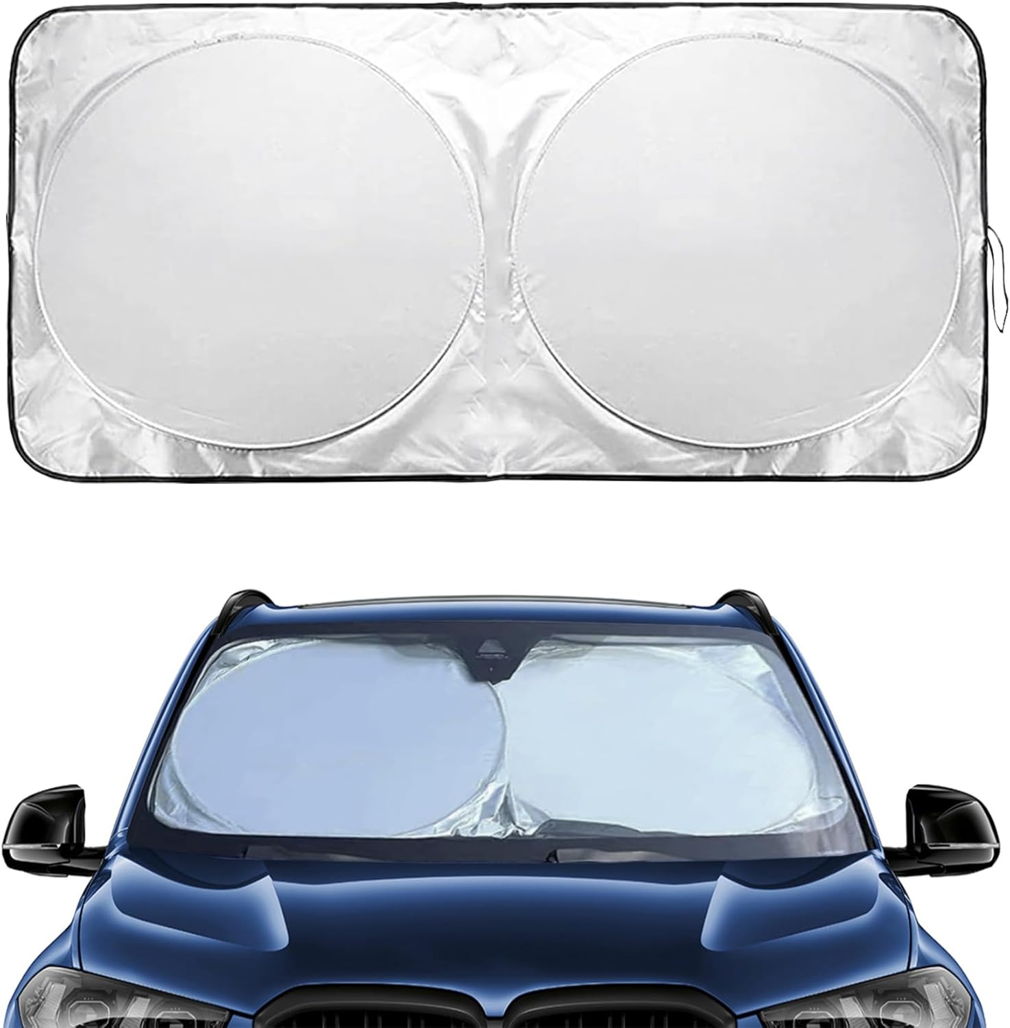 Car windshield heat insulation visor