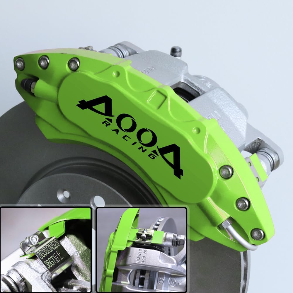 Car aluminum alloy special car special buckle screw fixed caliper cover (4PCS luxury upgrade version)