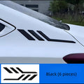Rear window stickers, lace decoration, modified side wing side logo, sports body decoration stickers