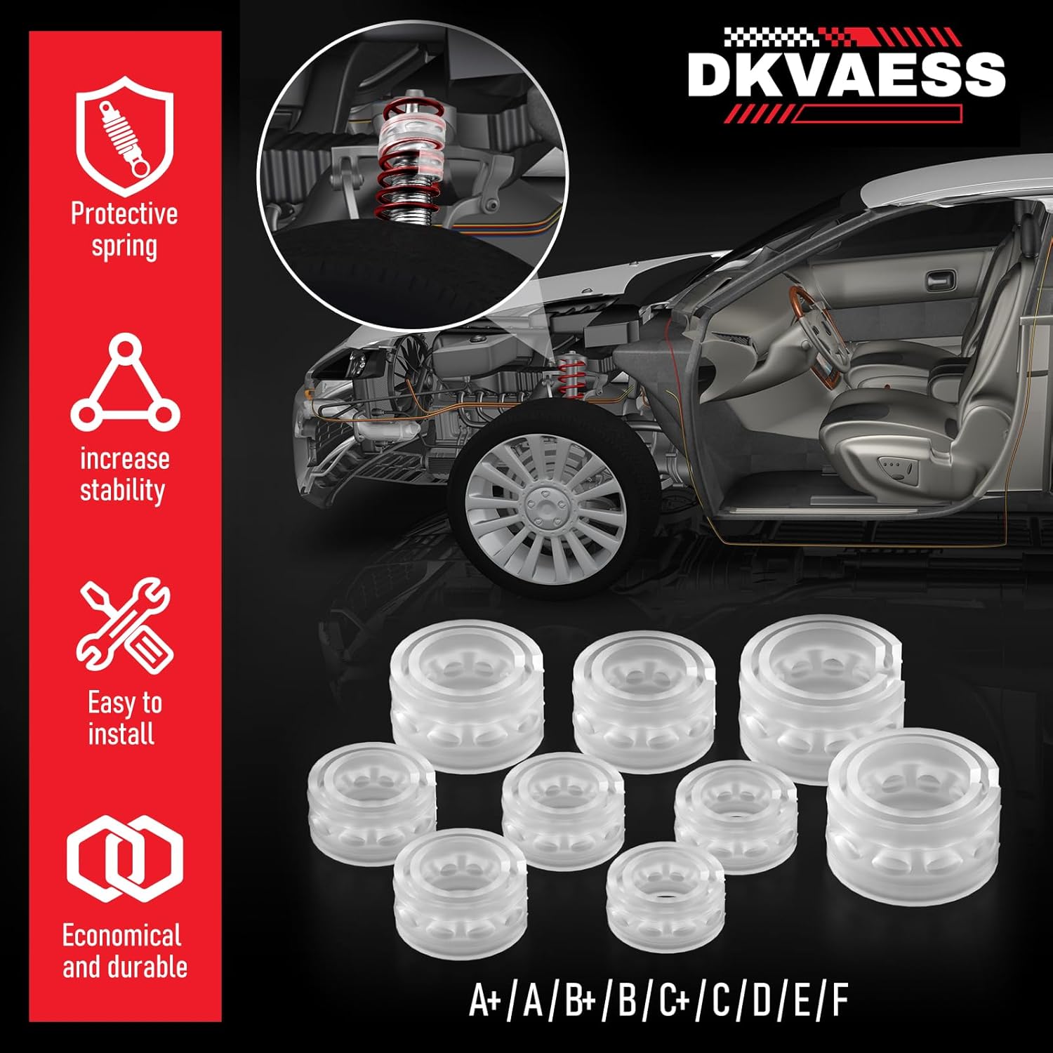 Universal Car Shock Absorber Spring Bumper Power Auto Buffers