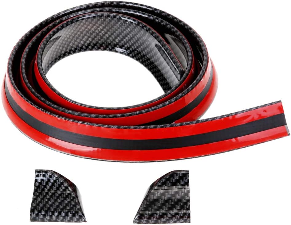 Carbon Fiber Rubber Rear Spoiler Tail Wing