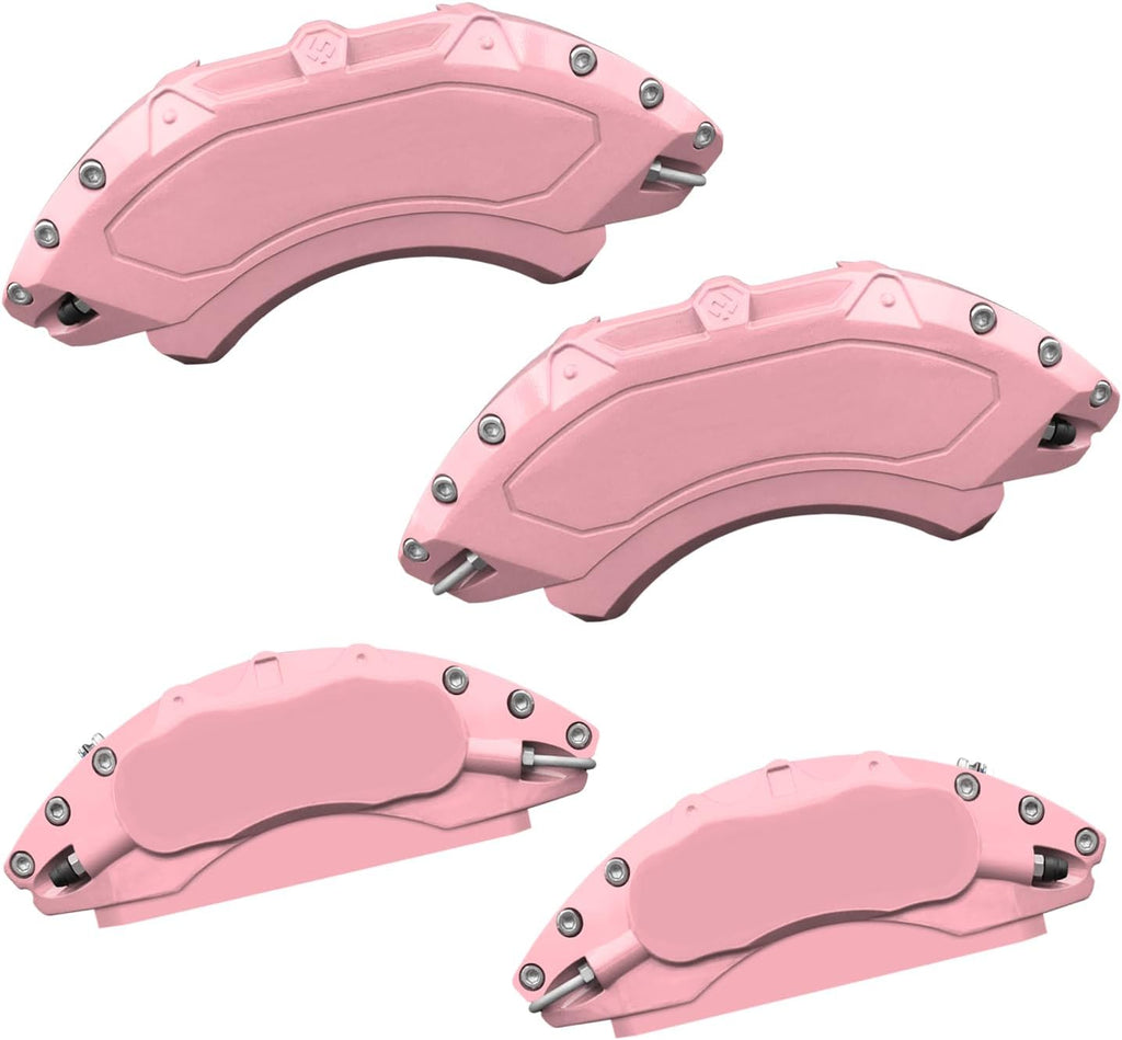 Car aluminum alloy special car special buckle screw fixed caliper cover (4PCS luxury upgrade version)